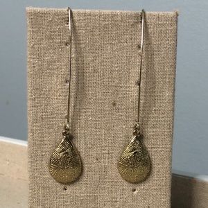 Gold Teardrop Earrings